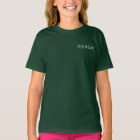 Style & Care Deep Forest Colour Girls' T-Shirt