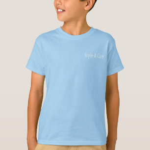 Style & Care Light Blue Colour T-Shirt