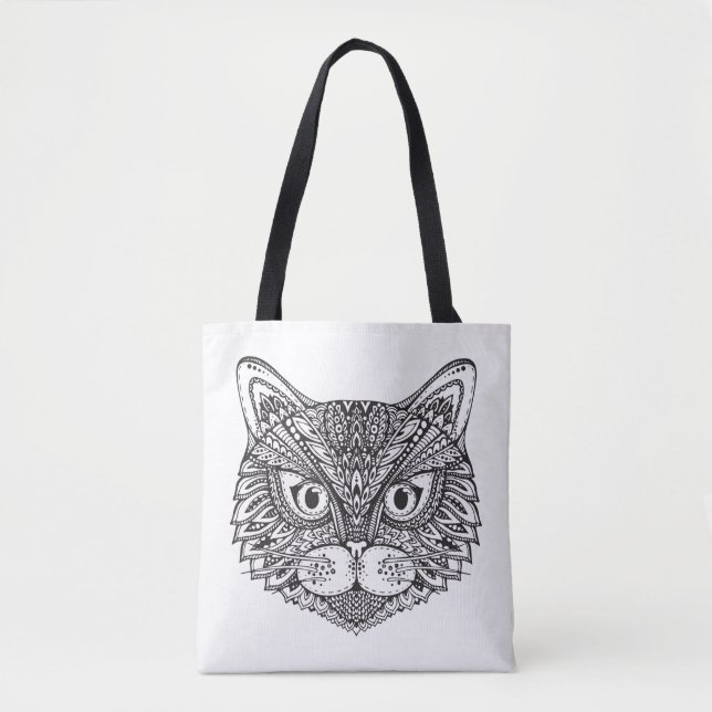 Style Cat 3 Tote Bag (Front)
