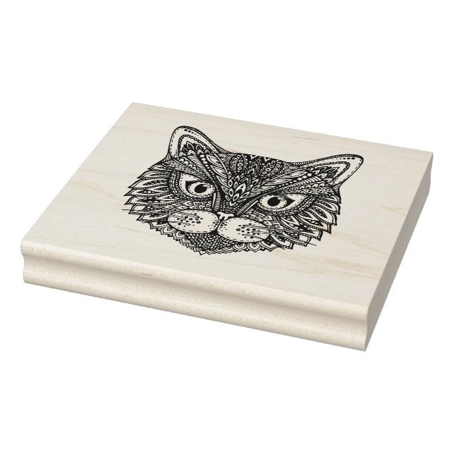 Style Cat Rubber Stamp (Stamp)