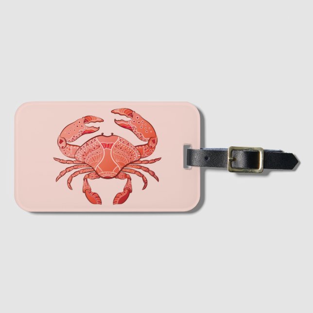 Style Crab Luggage Tag (Front Horizontal)