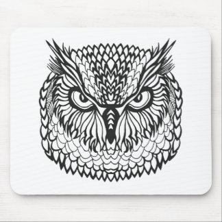 Style Eagle Owl Head Mouse Mat