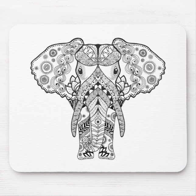 Style Elephant Mouse Mat (Front)