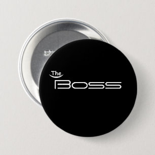 Style Gold The BOSS 7.5 Cm Round Badge