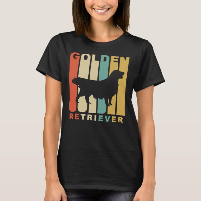 Style Golden Retriever Silhouette Relaxed Fit T-Shirt (Front)