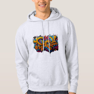 Style graffiti hoodie