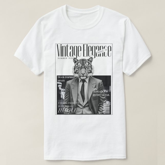 Style Jungle: Urban Tiger T-Shirt (Design Front)