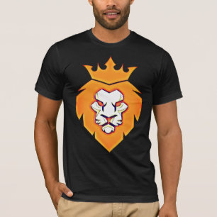 Style king Lion with Crown in Summer Colour T-Shir T-Shirt