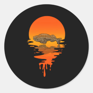 Style Lingcod Classic Round Sticker