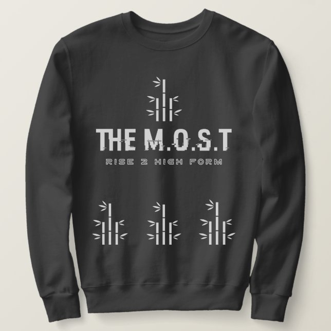 Style: Men's Basic Sweatshirt(Dark Grey) Sweatshirt (Design Front)