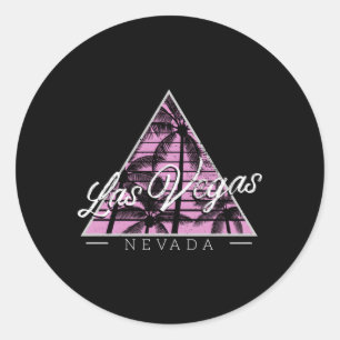 Style Nevada Las Vegas Classic Round Sticker