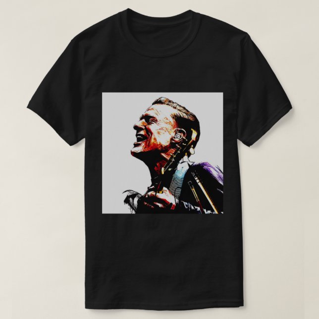 Style Of Graphic Songwriter Singer Guitarist Girl  T-Shirt (Design Front)