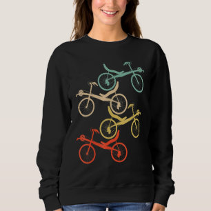 Style Pride Recumbent Bicycle Vintage Cyclist Ridi Sweatshirt