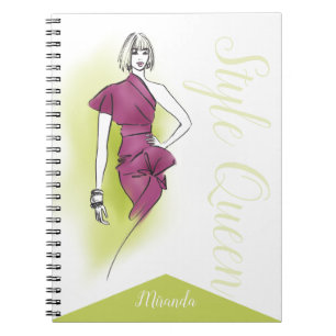 Style Queen Girl Notebook