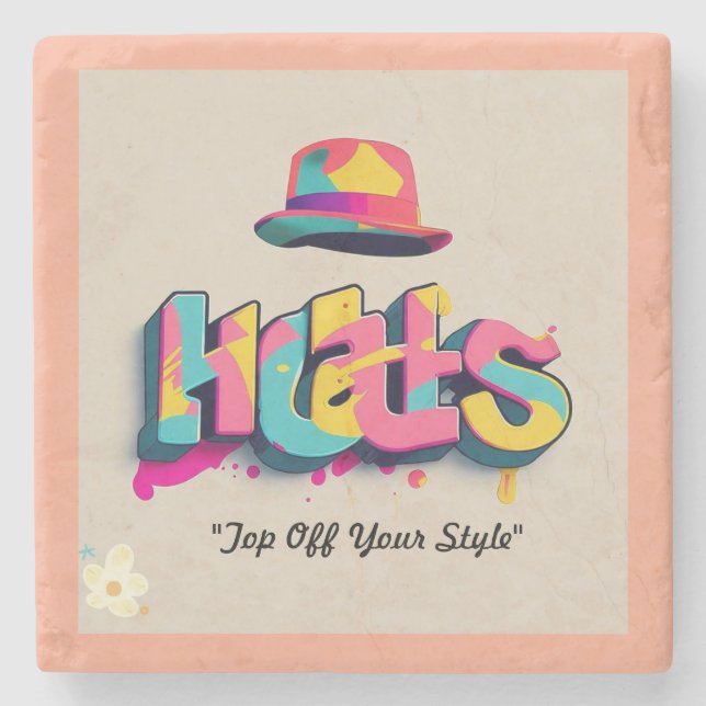 "Style Statement" Stone Coaster (Front)
