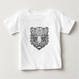 Style Tiger Head Baby T-Shirt
