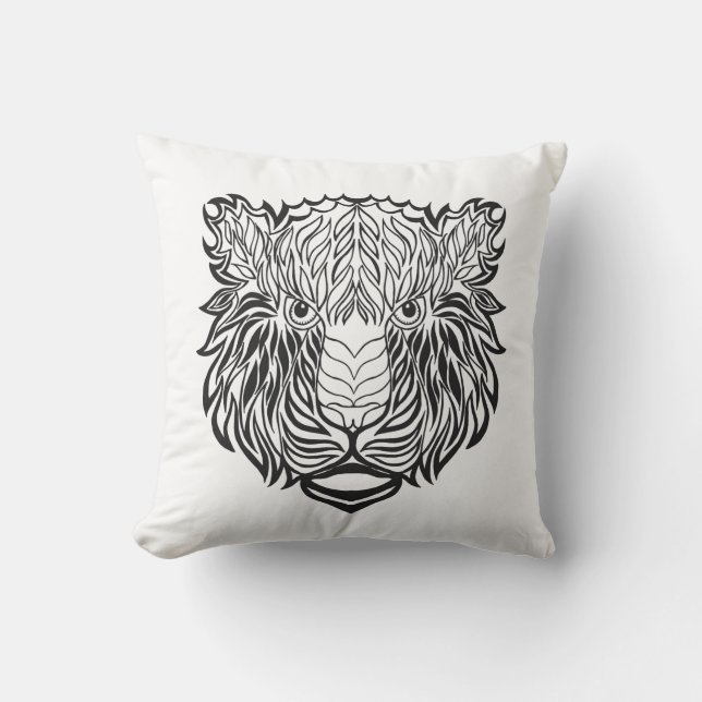 Style Tiger Head Cushion (Front)