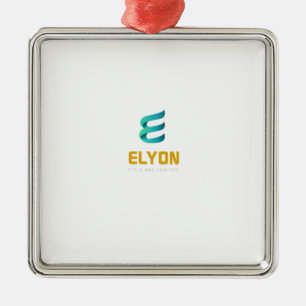 Style: Top square frame Metal Tree Decoration