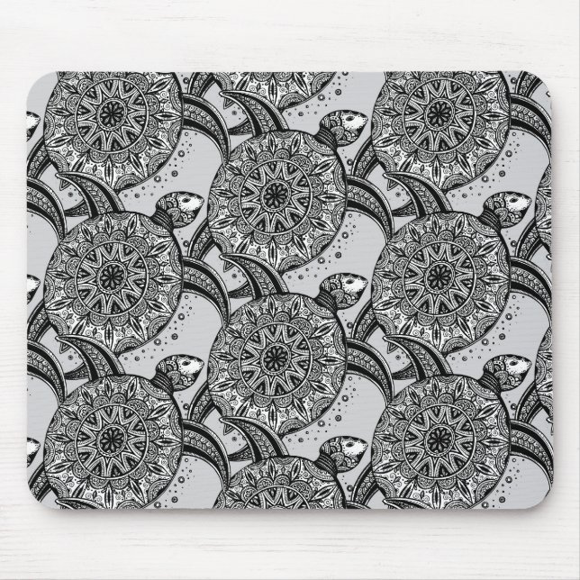Style Turtle Pattern Mouse Mat (Front)