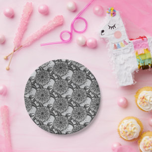 Style Turtle Pattern Paper Plate