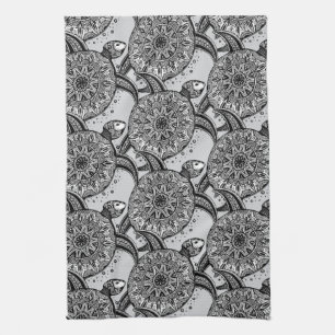 Style Turtle Pattern Tea Towel
