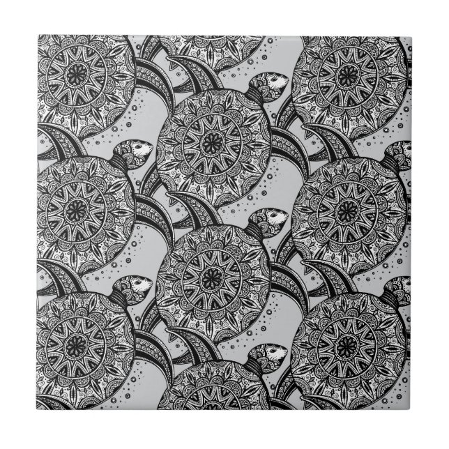 Style Turtle Pattern Tile (Front)