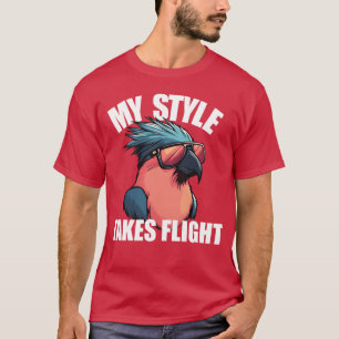 Styleakes Flight Cool Bird girl T-Shirt