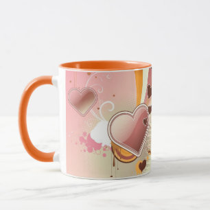 Styled design background mug