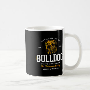 Styled Retro English Bulldog  Coffee Mug