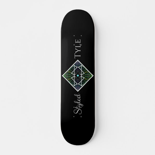 Styled Tyle Logo Skateboard (Front)