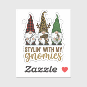 Stylin’ With My Gnomies Hairstylist Christmas
