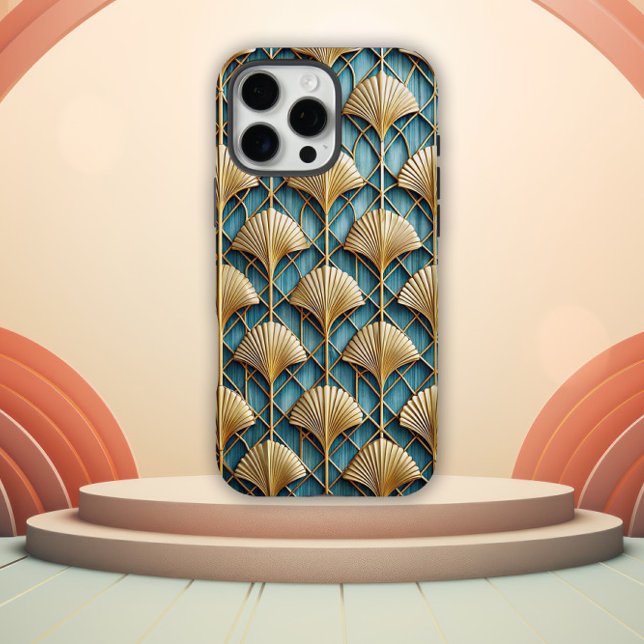 Stylised 3D Art Deco Fan Design Case-Mate iPhone Case (Creator Uploaded)