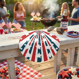 Stylised American Flag Stickers