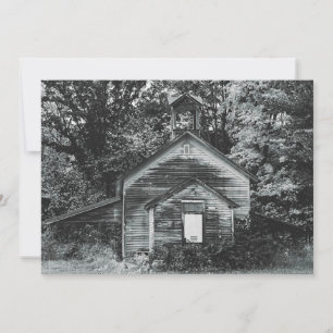 stylised American gothic old church reprint, SWS Holiday Card