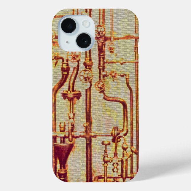 Stylised Antique Wall Pipes Case-Mate iPhone Case (Back)