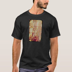 Stylised Antique Wall Pipes T-Shirt