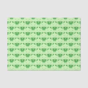 Stylised Art Deco butterfly - emerald green Tissue Paper