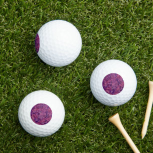 Stylised Background and Texture Golf Balls