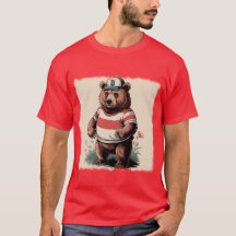 Stylised bear T-shirt