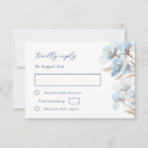 Stylised Blue Gold Lily Layered Flowers