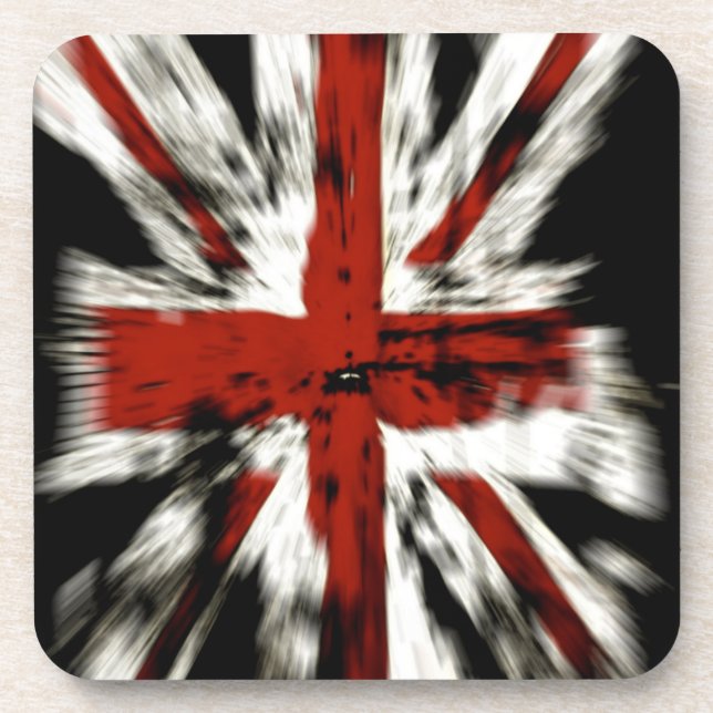 Stylised British Flag Coaster (Front)