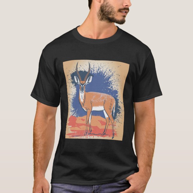 Stylised bushbuck  T-Shirt (Front)