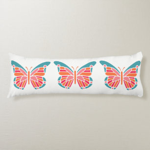 Stylised Butterfly body pillow