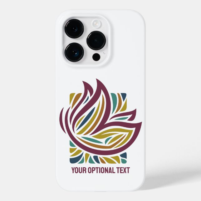 Stylised Butterfly Optional Text Case-Mate iPhone Case (Back)