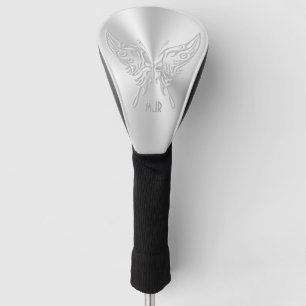 Stylised Butterfly Round Tail, Embossed-effect Golf Head Cover