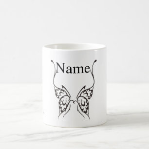 Stylised Butterfly Tattoo Thunder_Cove Coffee Mug