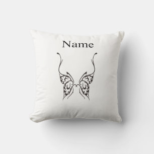 Stylised Butterfly Tattoo Thunder_Cove  Cushion