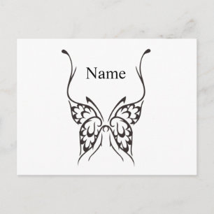 Stylised Butterfly Tattoo Thunder_Cove  Postcard