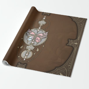 Stylised butterfly  wrapping paper