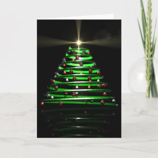 Stylised Christmas Tree Holiday Card
